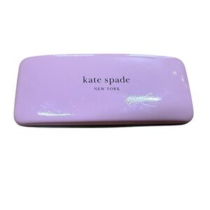Kate Spade Patent Leather Glasses Case Pink Green